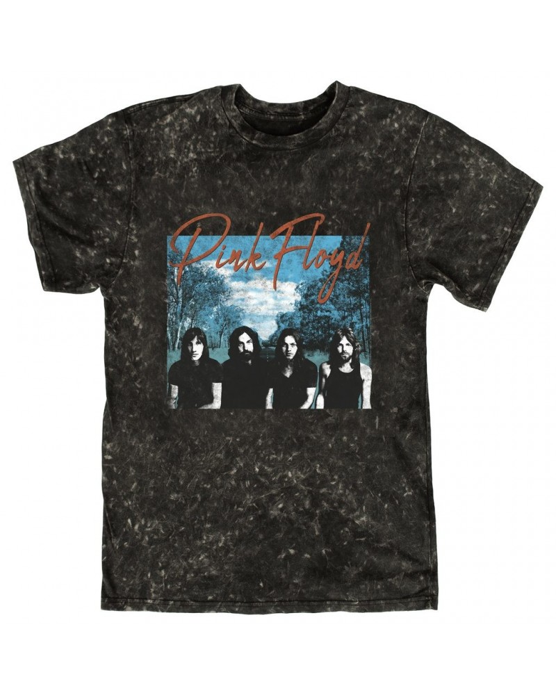 Pink Floyd T-shirt | Band Wilderness Design Distressed Mineral Wash Shirt $10.48 Shirts