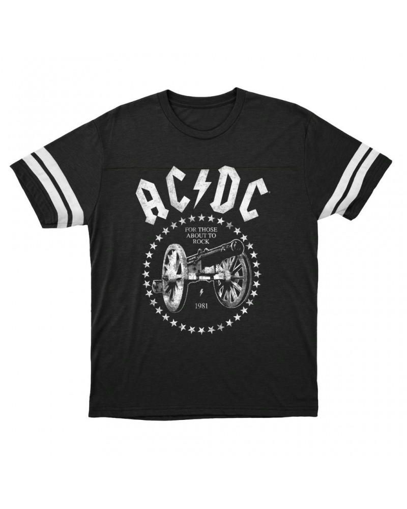 AC/DC T-Shirt | For Those About To Rock 1981 Football Shirt $11.86 Shirts