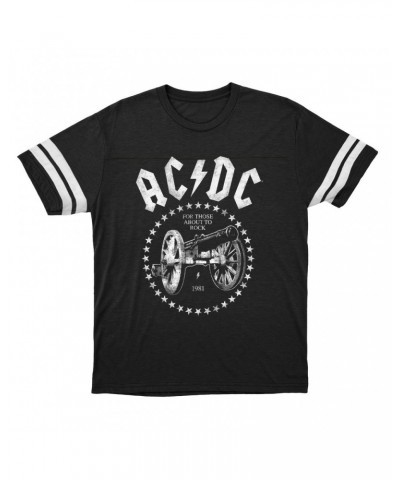 AC/DC T-Shirt | For Those About To Rock 1981 Football Shirt $11.86 Shirts