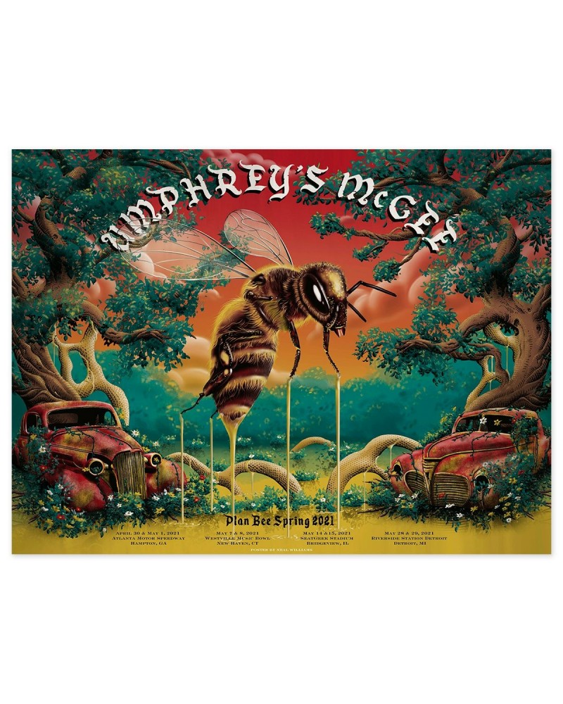 Umphrey's McGee Plan Bee Poster by Epic Problems $14.80 Decor