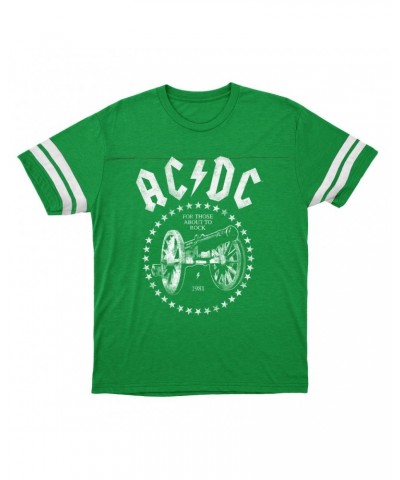 AC/DC T-Shirt | For Those About To Rock 1981 Football Shirt $11.86 Shirts