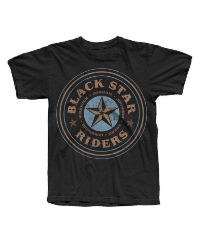 Black Star Riders Blue Star Black T-Shirt $13.00 Shirts