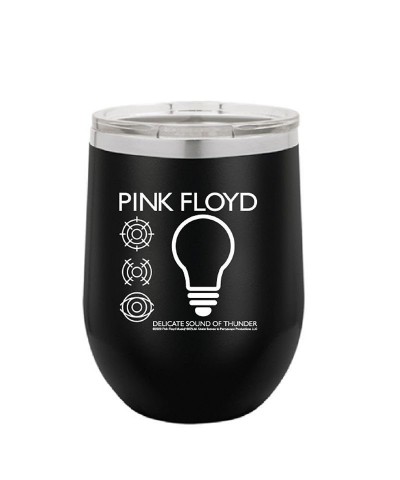 Pink Floyd Bright Idea Laser Engraved Stemless Wine Glass $25.35 Drinkware