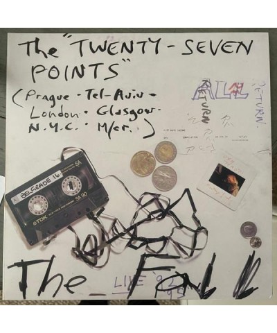 The Fall TWENTY-SEVEN POINTS: LIVE 92-95 (LIVE) (140G/CLEAR VINYL) Vinyl Record $15.07 Vinyl