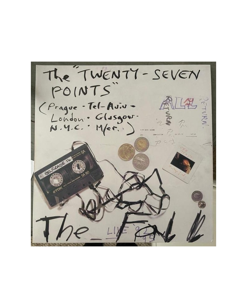 The Fall TWENTY-SEVEN POINTS: LIVE 92-95 (LIVE) (140G/CLEAR VINYL) Vinyl Record $15.07 Vinyl