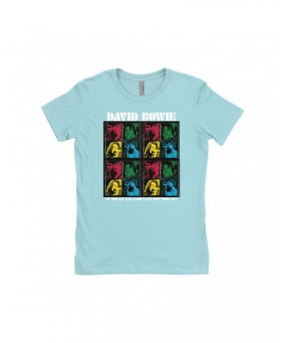 David Bowie Ladies' Boyfriend T-Shirt | Kit Kat Klub Collage Shirt $12.23 Shirts