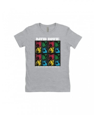 David Bowie Ladies' Boyfriend T-Shirt | Kit Kat Klub Collage Shirt $12.23 Shirts