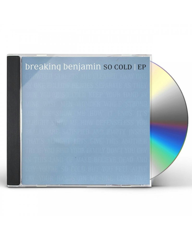 Breaking Benjamin SO COLD CD $5.46 CD