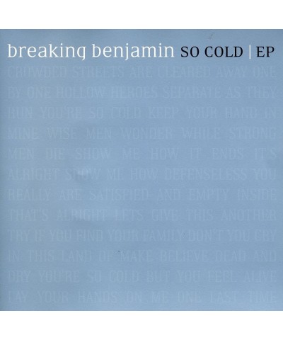 Breaking Benjamin SO COLD CD $5.46 CD