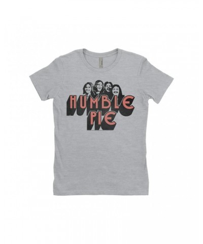 Humble Pie Ladies' Boyfriend T-Shirt | Group Image Poster Design Shirt $9.48 Shirts