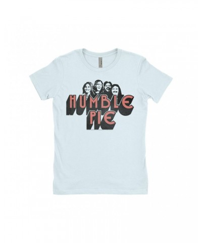 Humble Pie Ladies' Boyfriend T-Shirt | Group Image Poster Design Shirt $9.48 Shirts