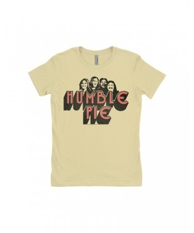 Humble Pie Ladies' Boyfriend T-Shirt | Group Image Poster Design Shirt $9.48 Shirts