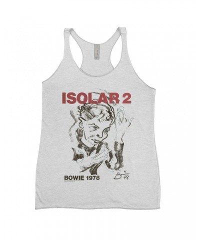 David Bowie Ladies' Tank Top | Isolar 2 1978 Concert Poster Shirt $11.58 Shirts