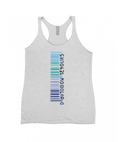 David Bowie Ladies' Tank Top | Hours Album Barcode Shirt $10.71 Shirts