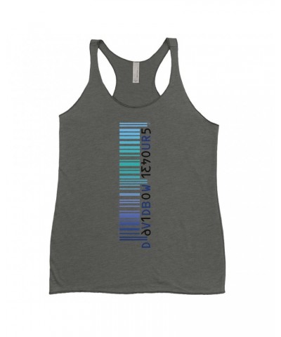 David Bowie Ladies' Tank Top | Hours Album Barcode Shirt $10.71 Shirts