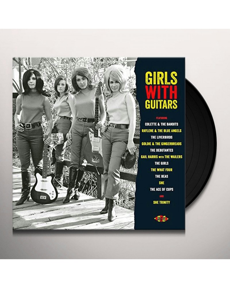 GIRLS WITH GUITARS / VARIOUS Vinyl Record $7.40 Vinyl