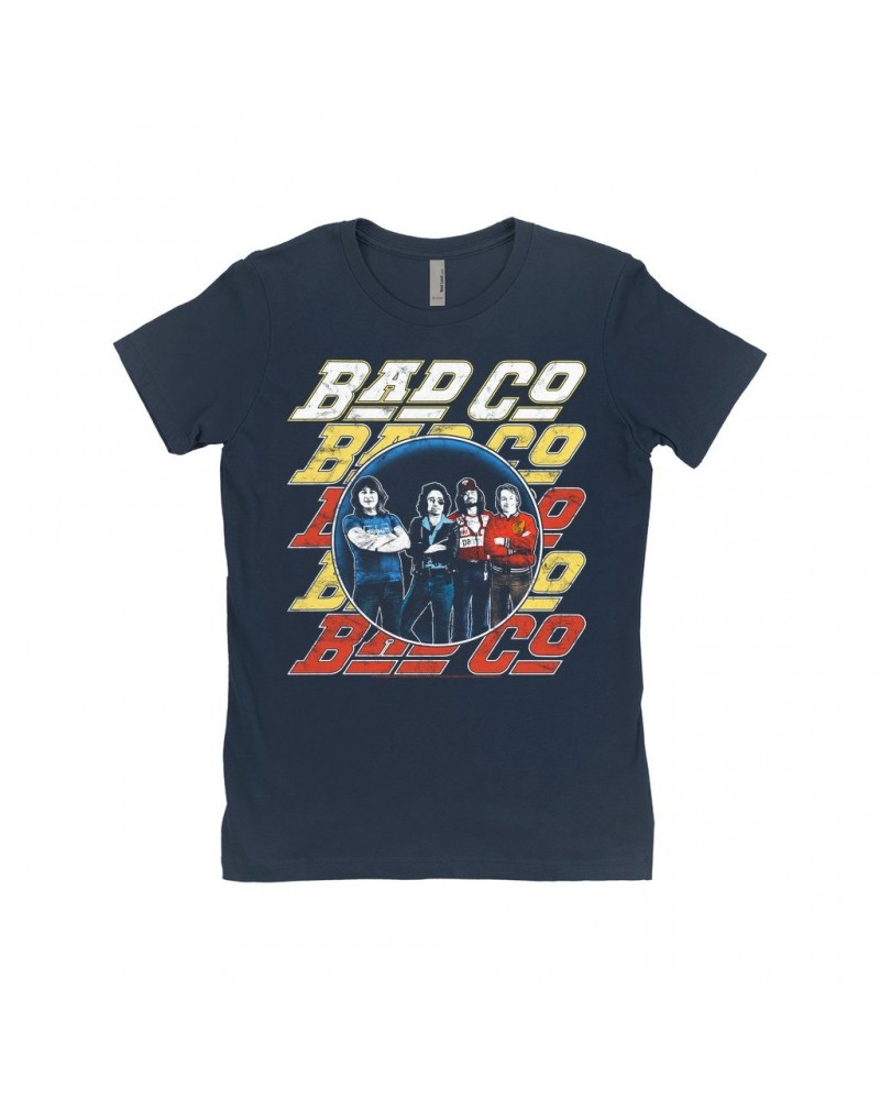 Bad Company Ladies' Boyfriend T-Shirt | Gone Gone Gone Design Distressed Shirt $7.98 Shirts