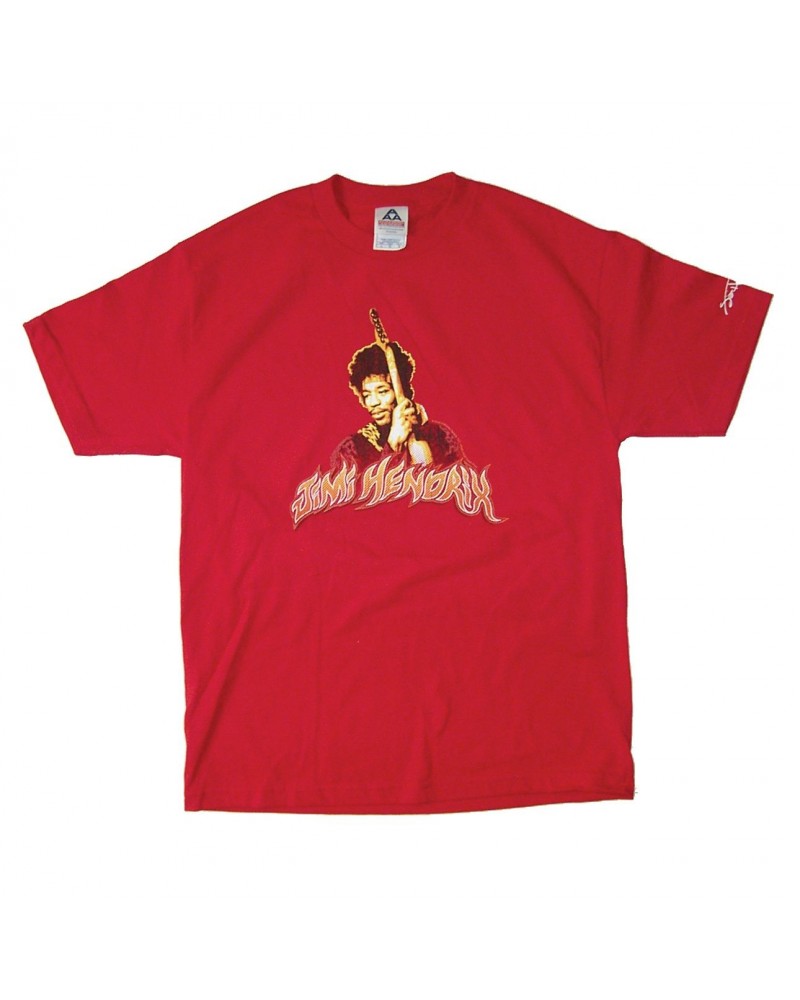 Jimi Hendrix Flame Name T-Shirt $4.63 Shirts