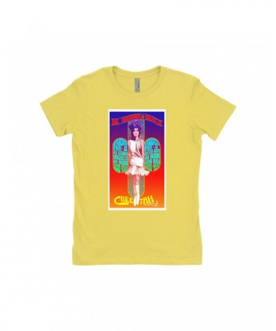 Big Brother & The Holding Company Ladies' Boyfriend T-Shirt | Feat. Janis Joplin Cheetah Flyer Shirt $9.73 Shirts