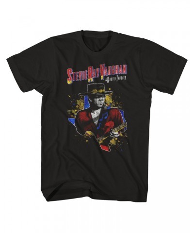 Stevie Ray Vaughan T-Shirt | Double Trouble ’84 Tour Shirt (Reissue) $3.86 Shirts