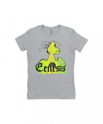 Genesis Ladies' Boyfriend T-Shirt | Vintage Guitar Logo Shirt $7.73 Shirts