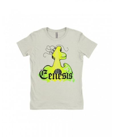 Genesis Ladies' Boyfriend T-Shirt | Vintage Guitar Logo Shirt $7.73 Shirts