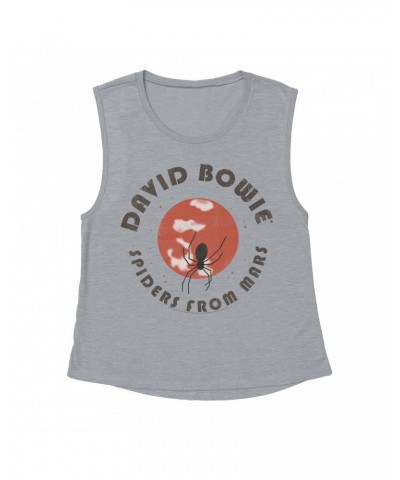 David Bowie Ladies' Muscle Tank Top | Spiders From Mars Design Shirt $12.19 Shirts