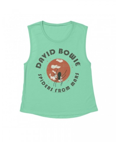 David Bowie Ladies' Muscle Tank Top | Spiders From Mars Design Shirt $12.19 Shirts