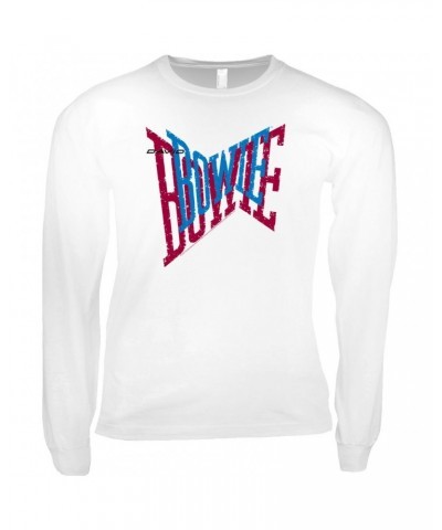 David Bowie Long Sleeve Shirt | Double Logo Shirt $14.98 Shirts