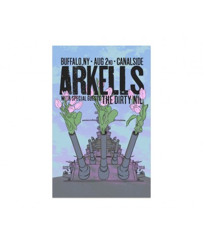 Arkells Buffalo Canalside Poster August 2 2019 $7.20 Decor