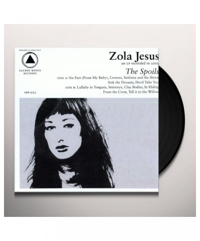 Zola Jesus SPOILS Vinyl Record $4.99 Vinyl