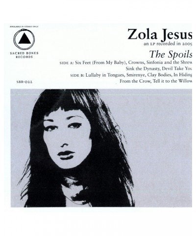 Zola Jesus SPOILS Vinyl Record $4.99 Vinyl