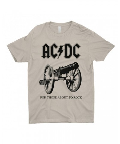 AC/DC T-Shirt | For Those About To Rock Cannon Black Image Shirt $7.49 Shirts