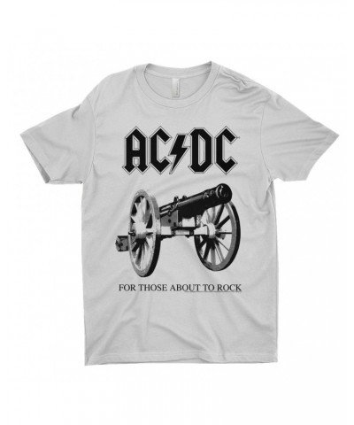 AC/DC T-Shirt | For Those About To Rock Cannon Black Image Shirt $7.49 Shirts