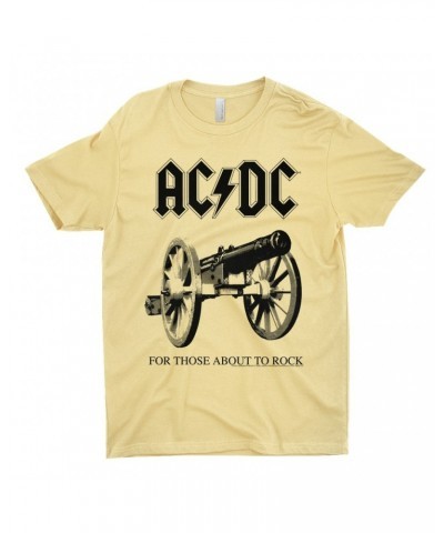 AC/DC T-Shirt | For Those About To Rock Cannon Black Image Shirt $7.49 Shirts