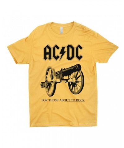 AC/DC T-Shirt | For Those About To Rock Cannon Black Image Shirt $7.49 Shirts