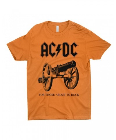 AC/DC T-Shirt | For Those About To Rock Cannon Black Image Shirt $7.49 Shirts