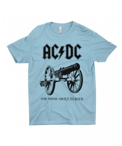 AC/DC T-Shirt | For Those About To Rock Cannon Black Image Shirt $7.49 Shirts