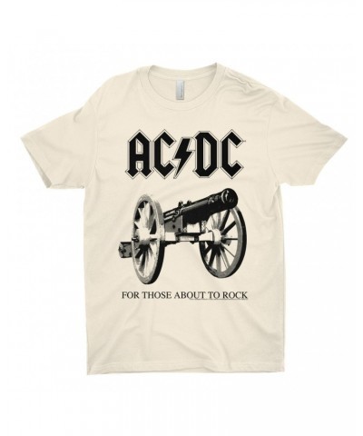 AC/DC T-Shirt | For Those About To Rock Cannon Black Image Shirt $7.49 Shirts