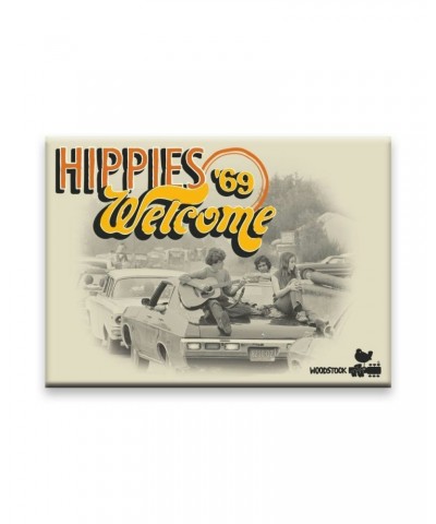 Woodstock Hippies 2.5" x 3.5" Flat Magnet $2.50 Decor