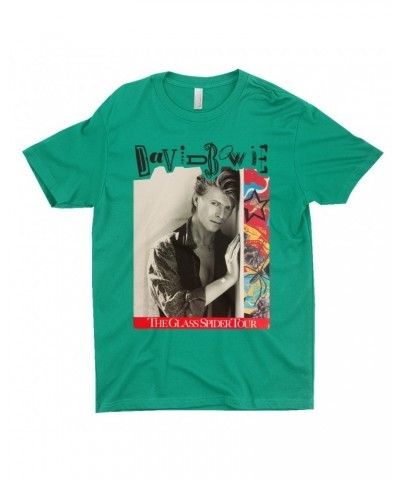 David Bowie T-Shirt | The Glass Spider Tour Poster Shirt $11.98 Shirts