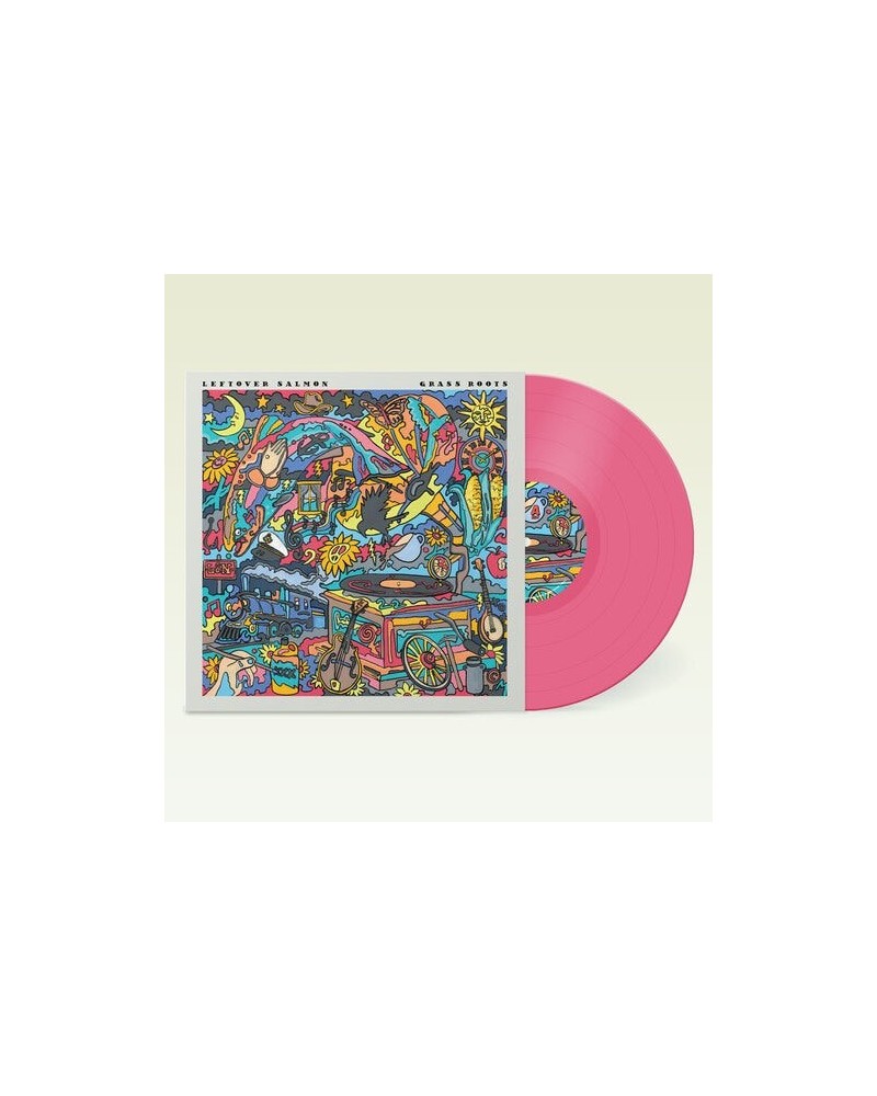 Leftover Salmon GRASS ROOTS - OPAQUE PINK Vinyl Record $6.80 Vinyl